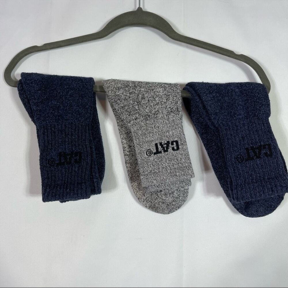CAT Socks, Mens Large. (9-11). In excellent condition! All three pairs!